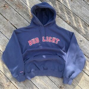 Navy Jansport Budlight Vintage Hoodie - Men's Size L